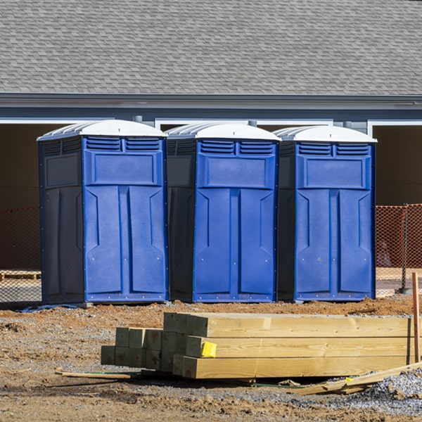 how can i report damages or issues with the porta potties during my rental period in Deephaven Minnesota